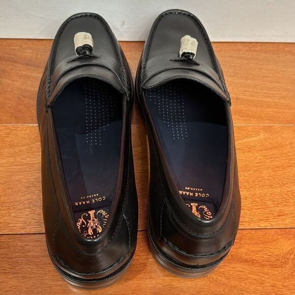 NWOB Cole Haan Grand Os Pinch Maine Tassel Loafers Shoes Hand Sewn Size 12 - Picture 5 of 11